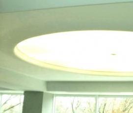 Полупрозрачный натяжной потолок - вариант 1