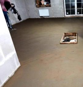 Полусухая стяжка пола цена с материалом - тип 1