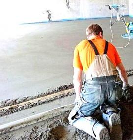 Полусухая стяжка пола цена с материалом - тип 3