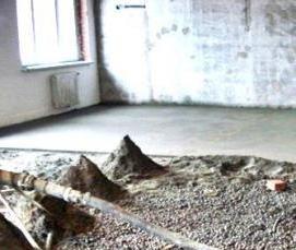 Полусухая стяжка в доме - тип 4