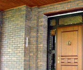 Полуторные входные двери для частного дома - тип 1