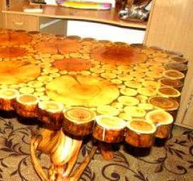 Поперечный спил дерева - тип 4