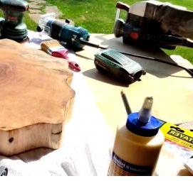 Поперечный спил дерева - тип 2