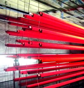 Порошковая окраска труб - тип 1