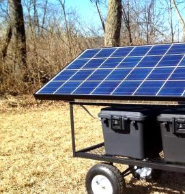 Портативная солнечная электростанция - вариант 2