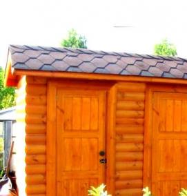 Построить хозблок с душем - модель 2