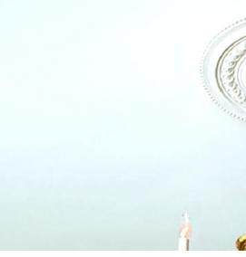 Потолочная розетка из полиуретана - модель 3