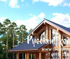 Потолочные балки из бревна - модель 1