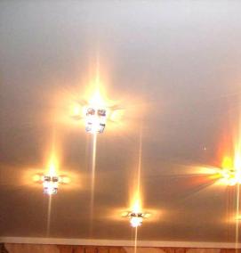 Потолочные светильники для натяжных потолков светодиодные - модель 1