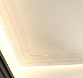 Потолочный карниз для скрытого освещения - тип 1