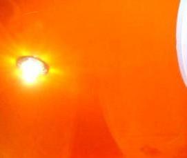 Потолок одноуровневый натяжной комбинированный - вариант 1