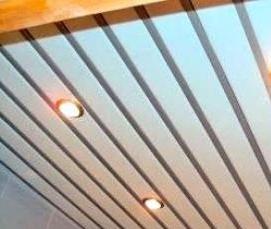 Потолок реечный бесщелевой - тип 2