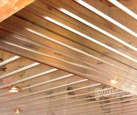 Потолок реечный s - модель 4