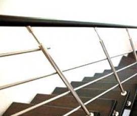 Поворотная лестница металлическая - вариант 4