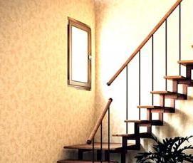 Поворотная лестница металлическая - вариант 3