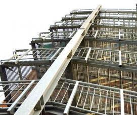 Пожарный лестничный марш - вариант 3