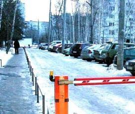 Пожарный шлагбаум - тип 2