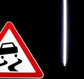 Предупреждающие дорожные знаки - вариант 1