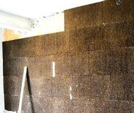 Пробковый утеплитель для стен - тип 1