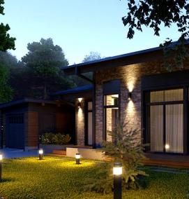 Проектирование коттеджей - модель 4