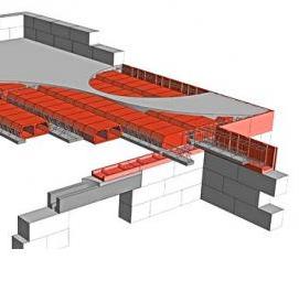 Проектирование монолитного железобетонного перекрытия - тип 4