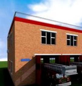 Проектирование пожарного депо - модель 4