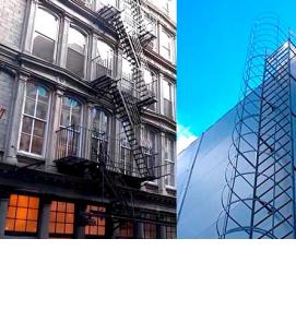 Проектирование пожарной лестницы - вариант 1