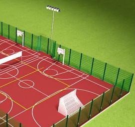 Проектирование спортивных площадок - тип 2