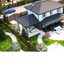 Проектирование земельного участка - модель 1