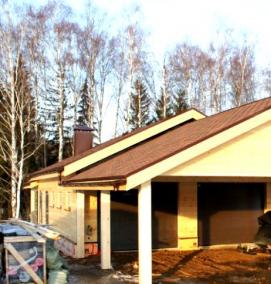 Проекты каркасных гаражей под ключ - модель 4