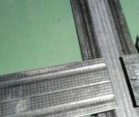 Профиль для теневого шва гипсокартона - вариант 1