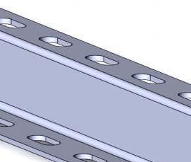 Профиль монтажный 3 м - модель 1