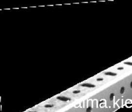 Профиль монтажный 3 м - модель 3