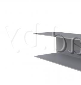 Профиль накладной п образный - тип 2