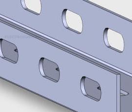 Профиль перфорированный п образный - тип 3