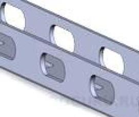 Профиль швеллер монтажный - модель 3