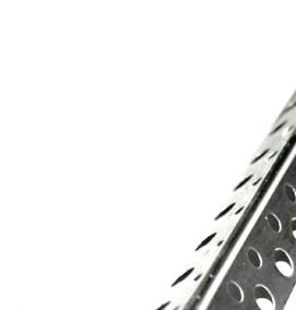 Профиль углозащитный пластиковый с сеткой - модель 2