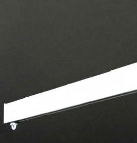 Профильный карниз для штор потолочный двухрядный - тип 1