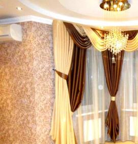 Профильный карниз для штор потолочный двухрядный - тип 3