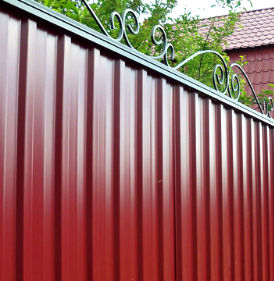 Профильный забор Люкс