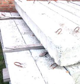 Прогоны железобетонные - модель 2