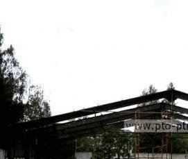 Производство металлоконструкций ангары - модель 3