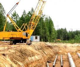 Прокладка газопровода на участке - тип 3