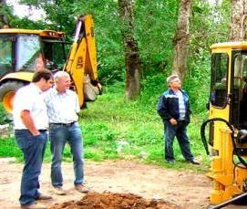 Прокладка газопровода под дорогой - тип 3