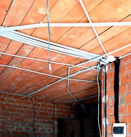 Прокладка кабеля на производстве - модель 4