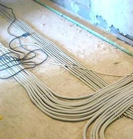 Прокладка кабеля под домом - вариант 4