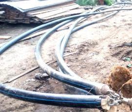 Прокладка кабеля под железной дорогой - модель 1