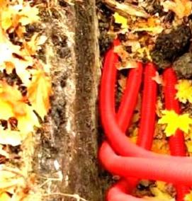 Прокладка кабеля в земле - тип 3