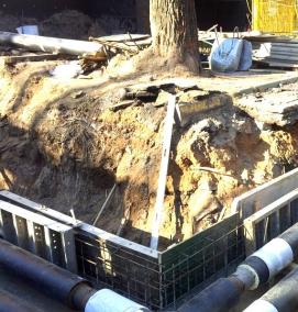 Прокладка коммуникаций на участке - вариант 4