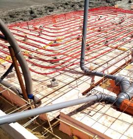 Прокладка коммуникаций на участке - вариант 3